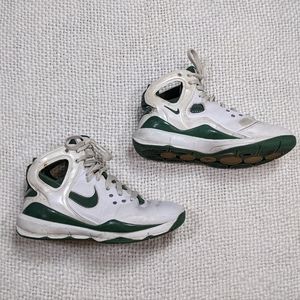 Nike Huarache 2008 Rare Green and White BB Trainer‎ Shoes Size 6 / 36.5